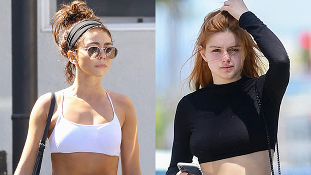 TV sisters Sarah Hyland & Ariel Winter: 12 Times‘Modern Family’ Sisters exposed TonedAbs In Workout Looks her fitness