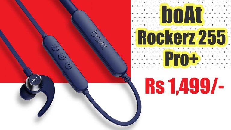 Boat Rockerz 255 Pro + Wireless Earphones with 40 Hour Battery Backup Launched in India