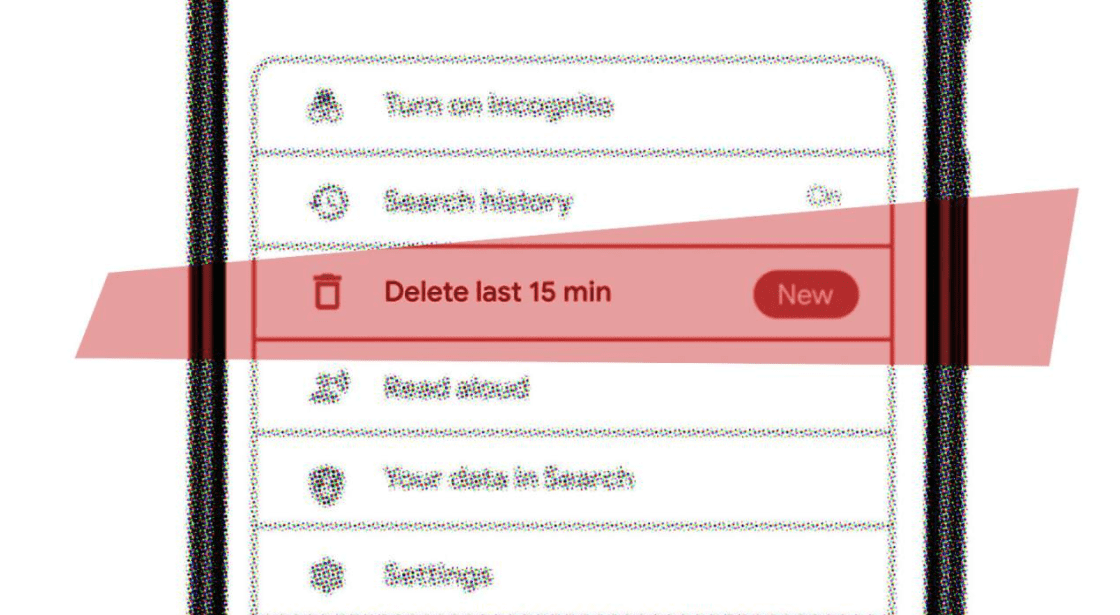You can now Erase the Last 15 Minutes of Search History on Google