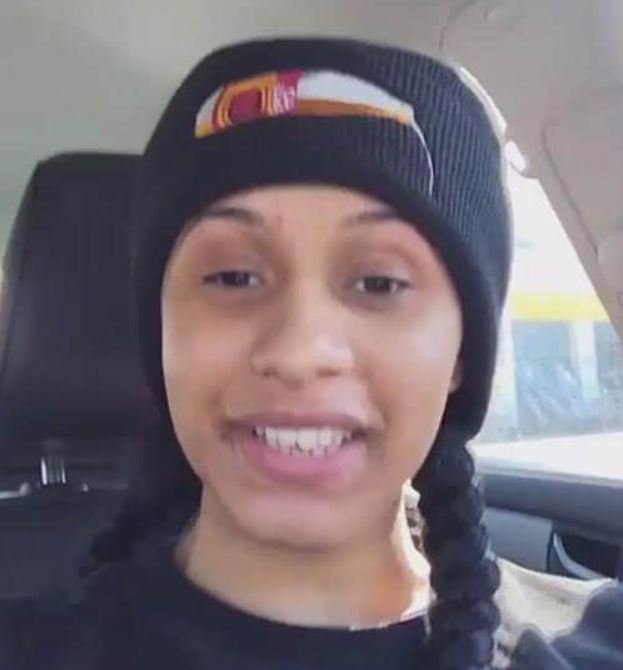 10 - Cardi B In Car.