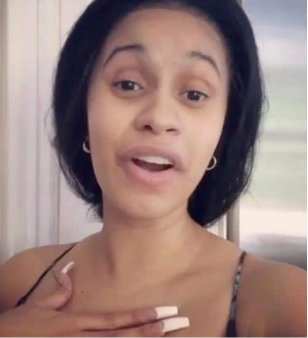 Cardi B Live On Instagram