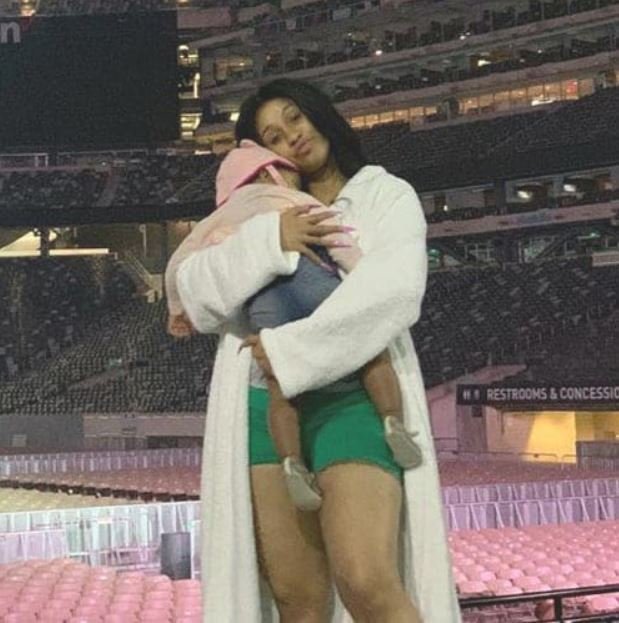 Cardi B With Daughter