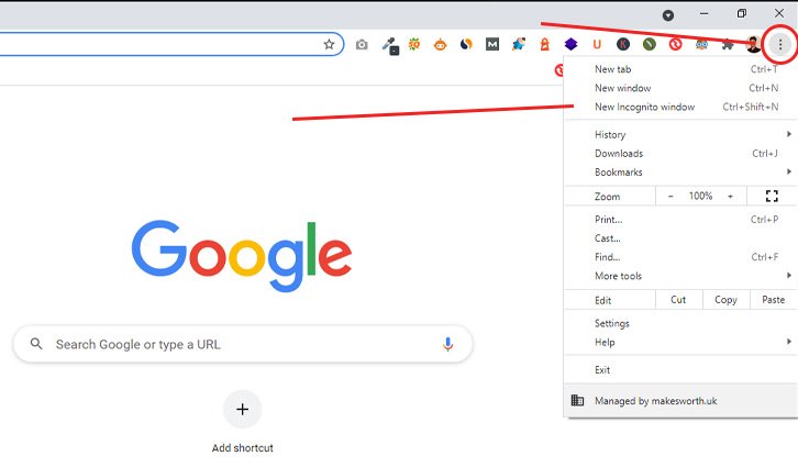 enable-encognito-window-in-chrome