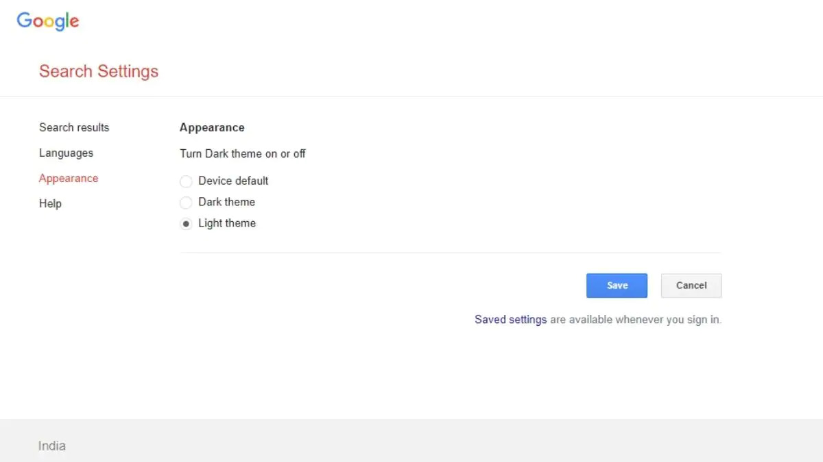 google-search-dark mode