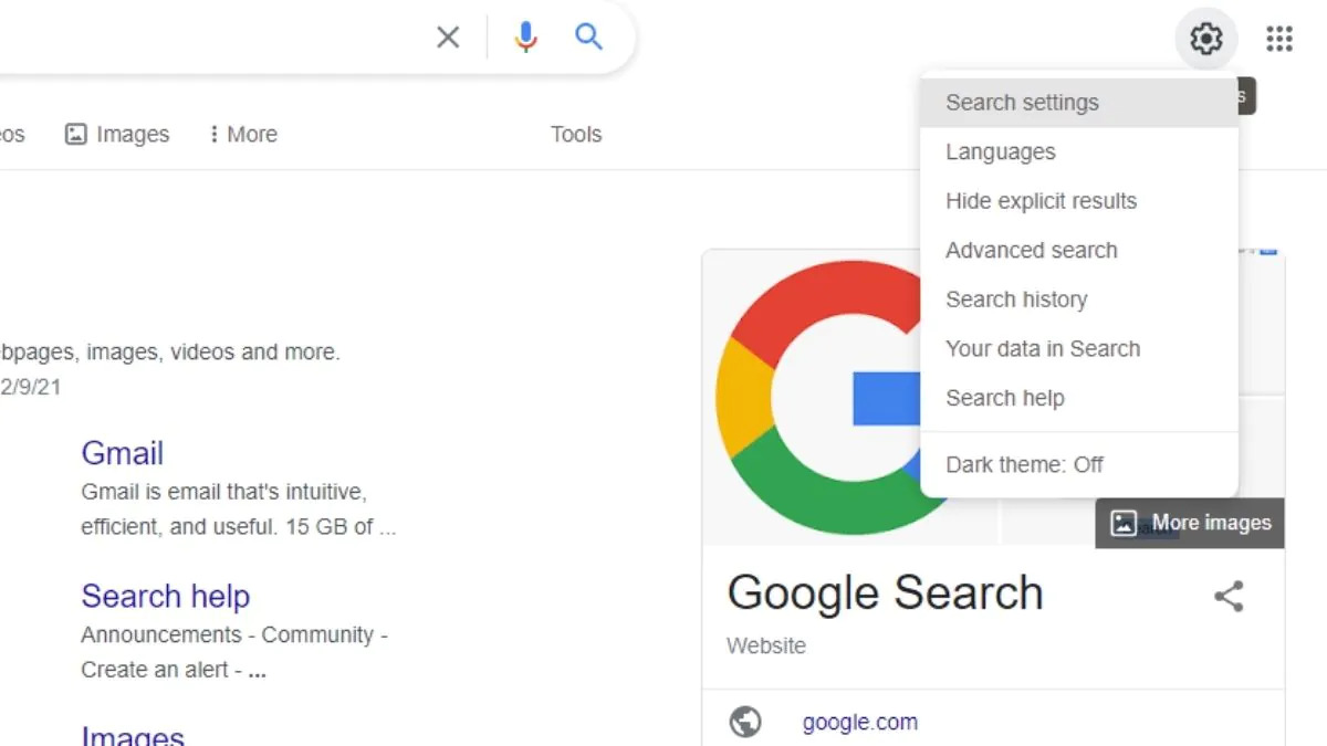 google-search-dark