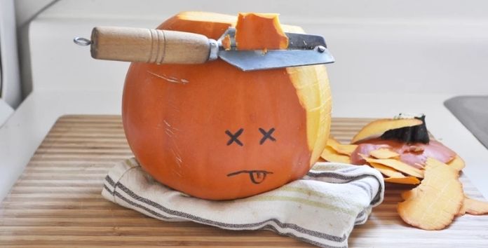 How to peel a pumpkin easily