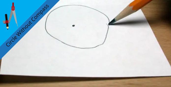 How to make a perfect circle without a compass?