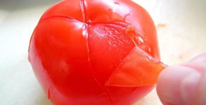 How to peel tomatoes easily?