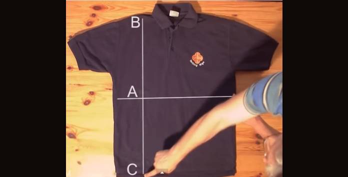 The fastest trick in the world to fold a t-shirt